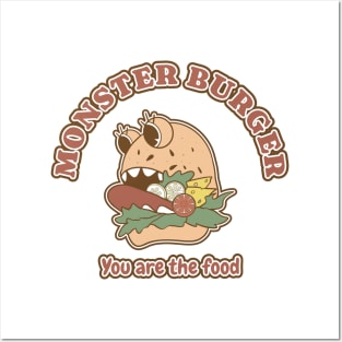 Monster Burger Posters and Art